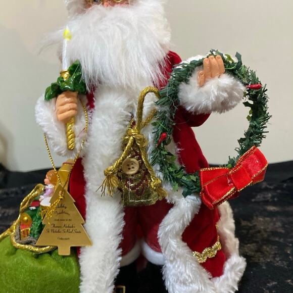Thomas Kinkade St. Nicholas So Real Santa Figurine "Holiday Traditions" Bradford - Picture 3 of 10